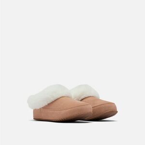 Sorel Tan and Cream Women's Slippers